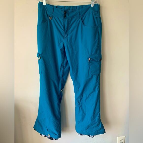 Roxy Pants - ROXY Teal Snow Pants Ski Snowboard Clothes 5,000mm Insulated Size Large